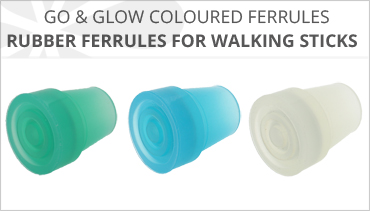 WALKING STICK FERRULES ''GLOW IN DARK''